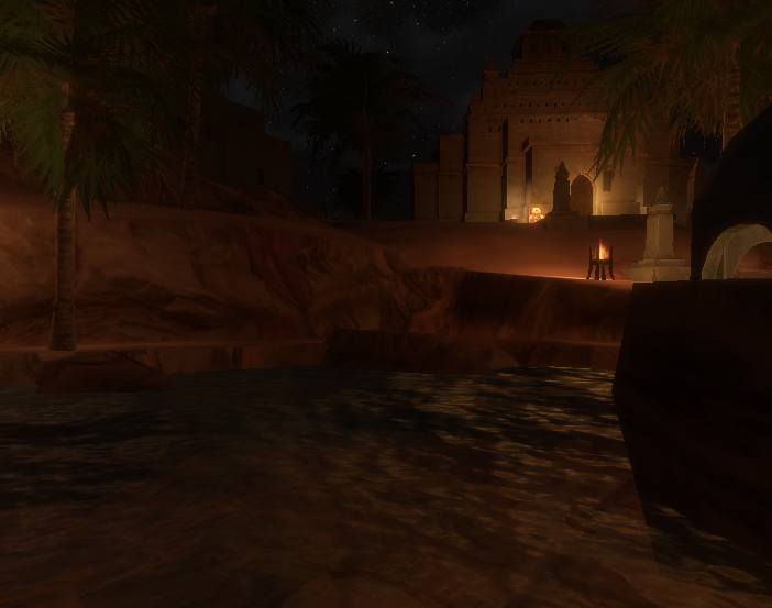 A screenshot of a long journey ahead, seen during a vision.
